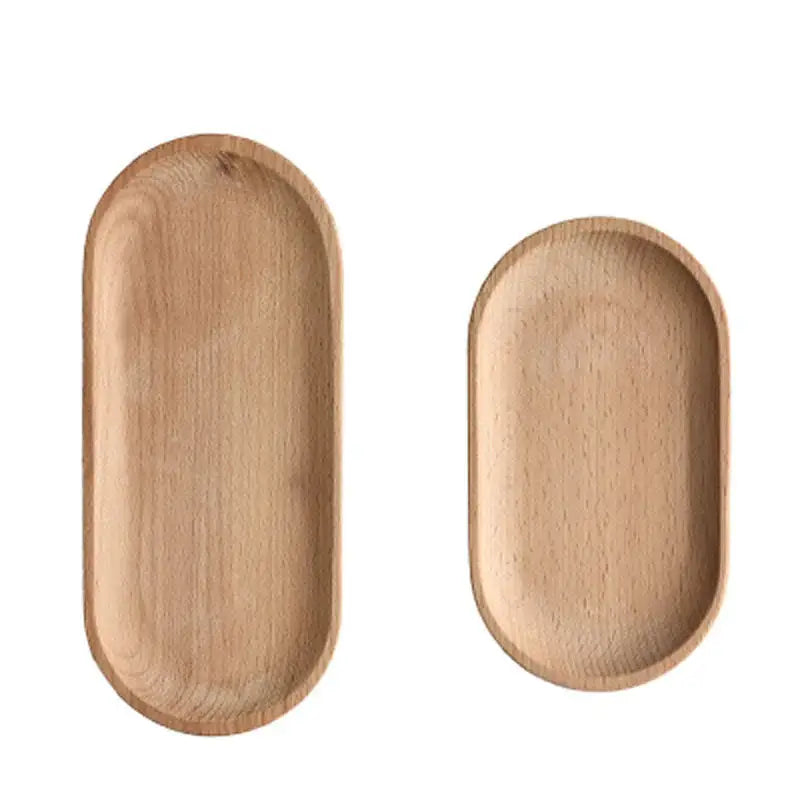 Elegant Japanese Wood Oval Tray - Homelune LTD home essentials and decor!