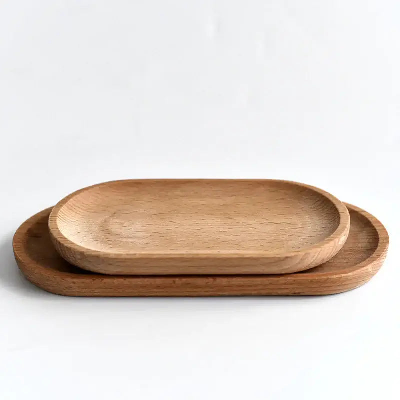Elegant Japanese Wood Oval Tray - Homelune LTD home essentials and decor!