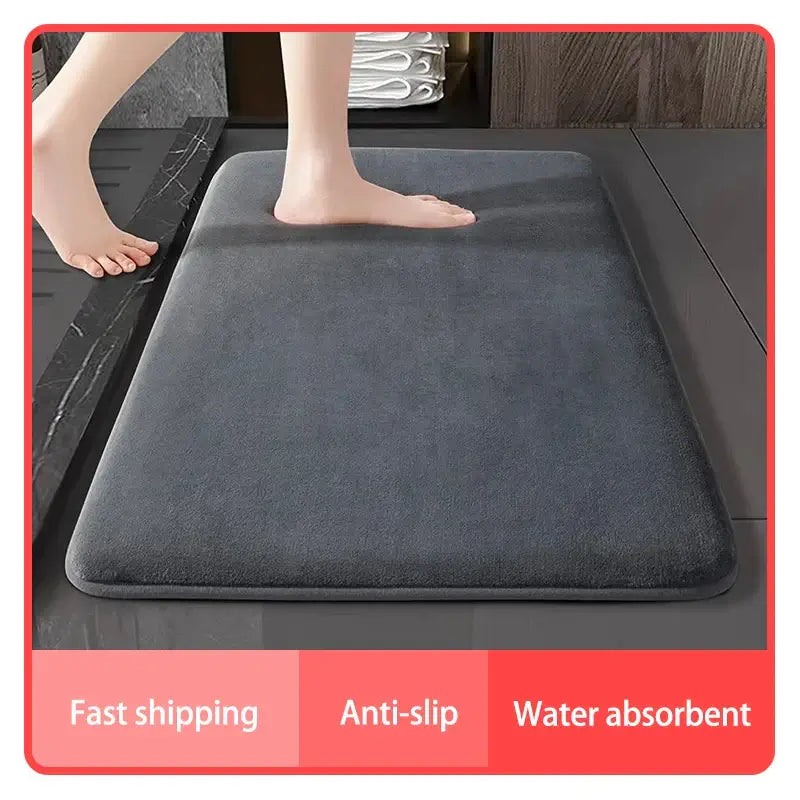 Elevate Your Space with Our Ultra-Absorbent Coral Velvet Bath Mat! - Homelune LTD home essentials and decor!