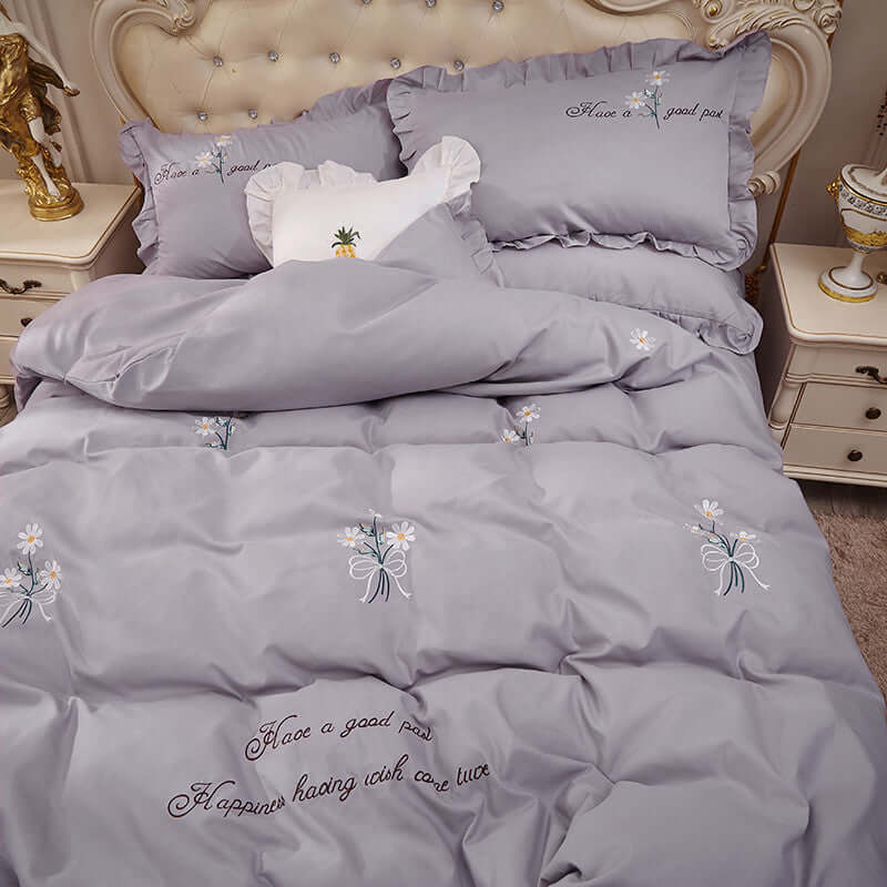 Enchant Your Bedroom with the Princess Wind Bed Sheet and Bed Cover - Homelune LTD home essentials and decor!