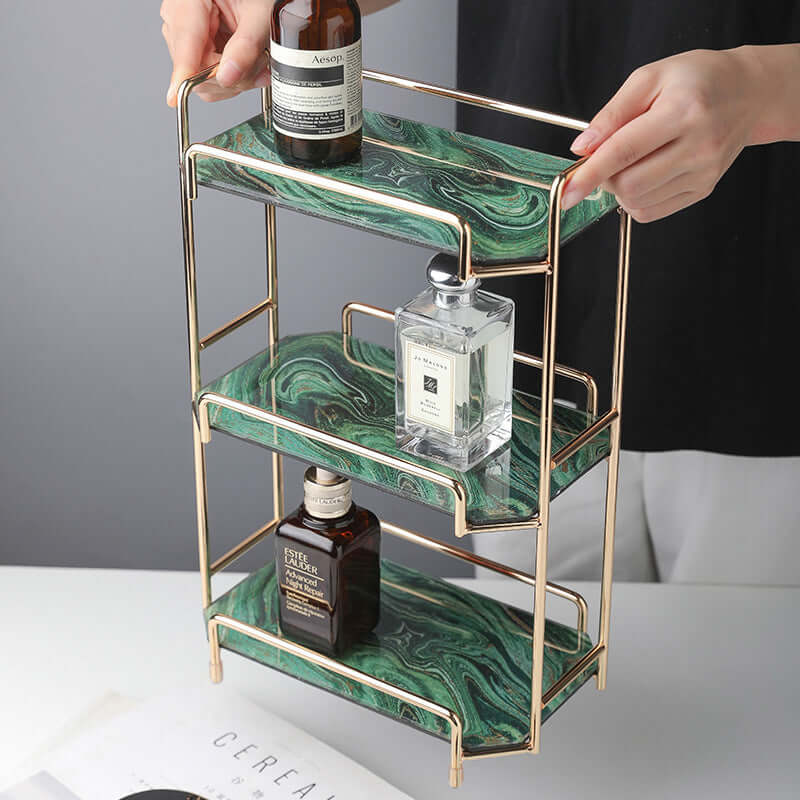 Enhance Your Beauty Routine with Our Nordic Cosmetic Storage Rack! - Homelune LTD home essentials and decor!