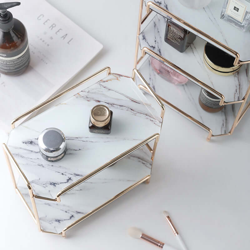 Enhance Your Beauty Routine with Our Nordic Cosmetic Storage Rack! - Homelune LTD home essentials and decor!