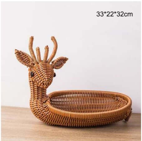 Enhance Your Home with Our Creative Rattan Fruit Basket - Homelune LTD home essentials and decor!
