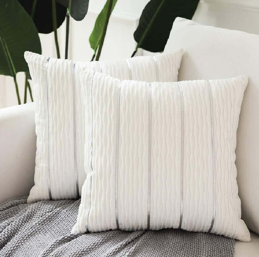 Enhance Your Sofa with the Elegant Striped Velvet Pillow Cover! - Homelune LTD home essentials and decor!
