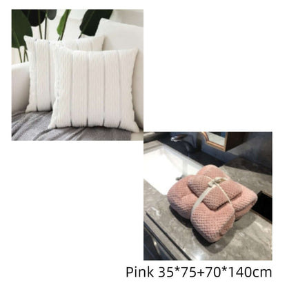 Enhance Your Sofa with the Elegant Striped Velvet Pillow Cover! - Homelune LTD home essentials and decor!