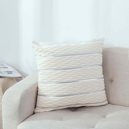 Enhance Your Sofa with the Elegant Striped Velvet Pillow Cover! - Homelune LTD home essentials and decor!