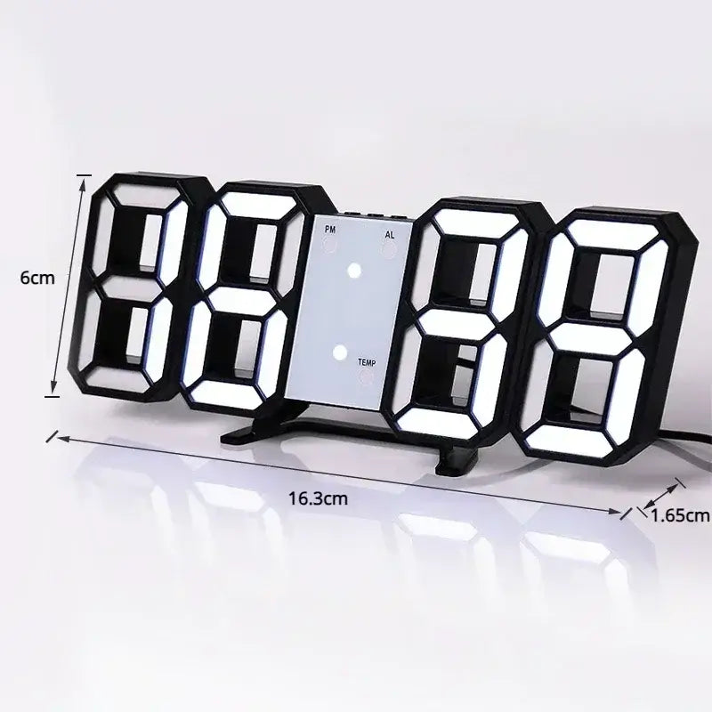 Enhance Your Space with Our 3D LED Digital Clock! - Homelune LTD home essentials and decor!
