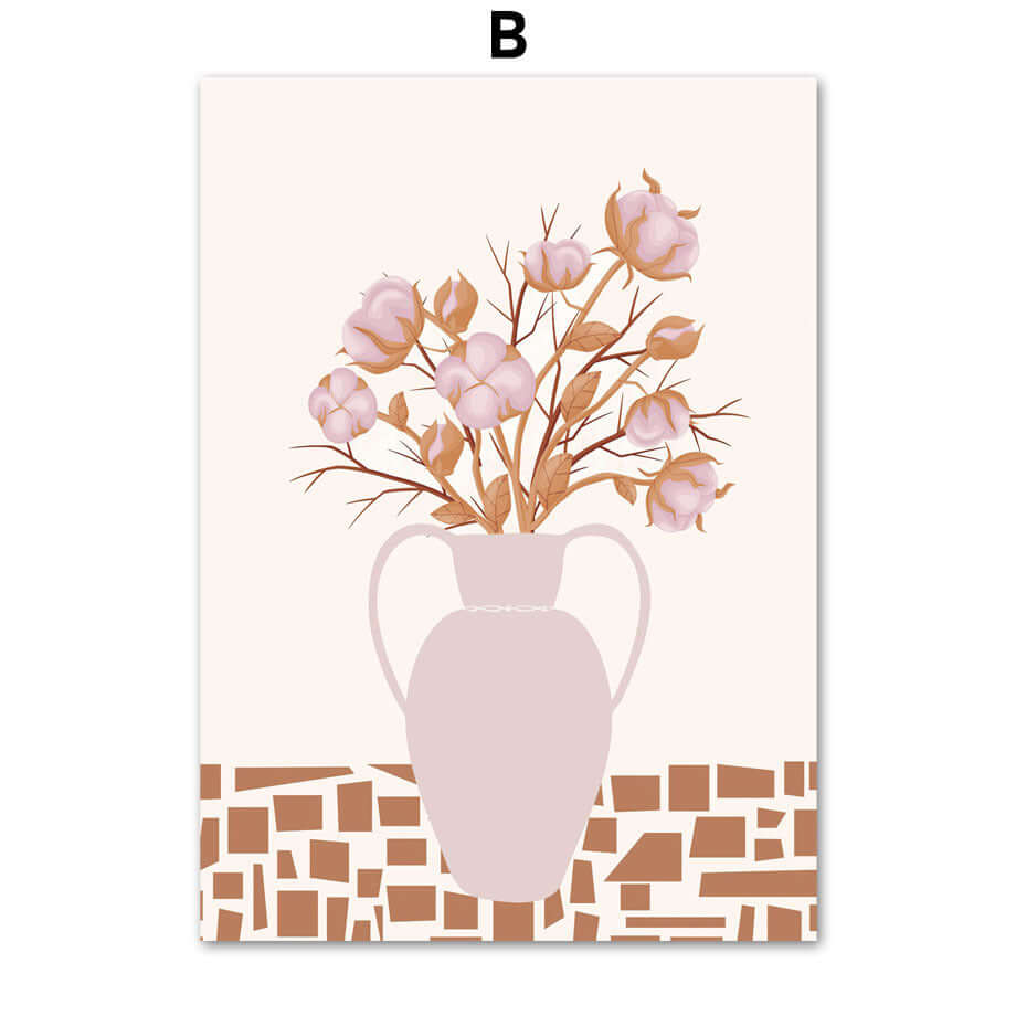 Enhance Your Space with Our Bohemian Line Leaves Abstract Painting! - Homelune LTD home essentials and decor!