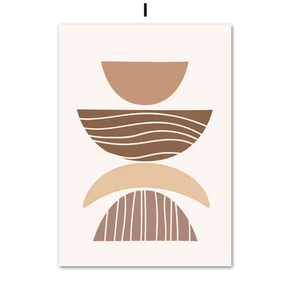Enhance Your Space with Our Bohemian Line Leaves Abstract Painting! - Homelune LTD home essentials and decor!