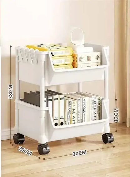 Enhance Your Space with Our Versatile Trolley Bookshelf Kitchen Storage Rack! - Homelune LTD home essentials and decor!