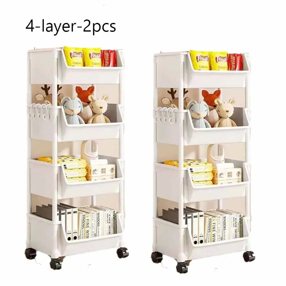 Enhance Your Space with Our Versatile Trolley Bookshelf Kitchen Storage Rack! - Homelune LTD home essentials and decor!