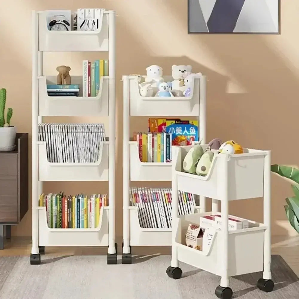 Enhance Your Space with Our Versatile Trolley Bookshelf Kitchen Storage Rack! - Homelune LTD home essentials and decor!