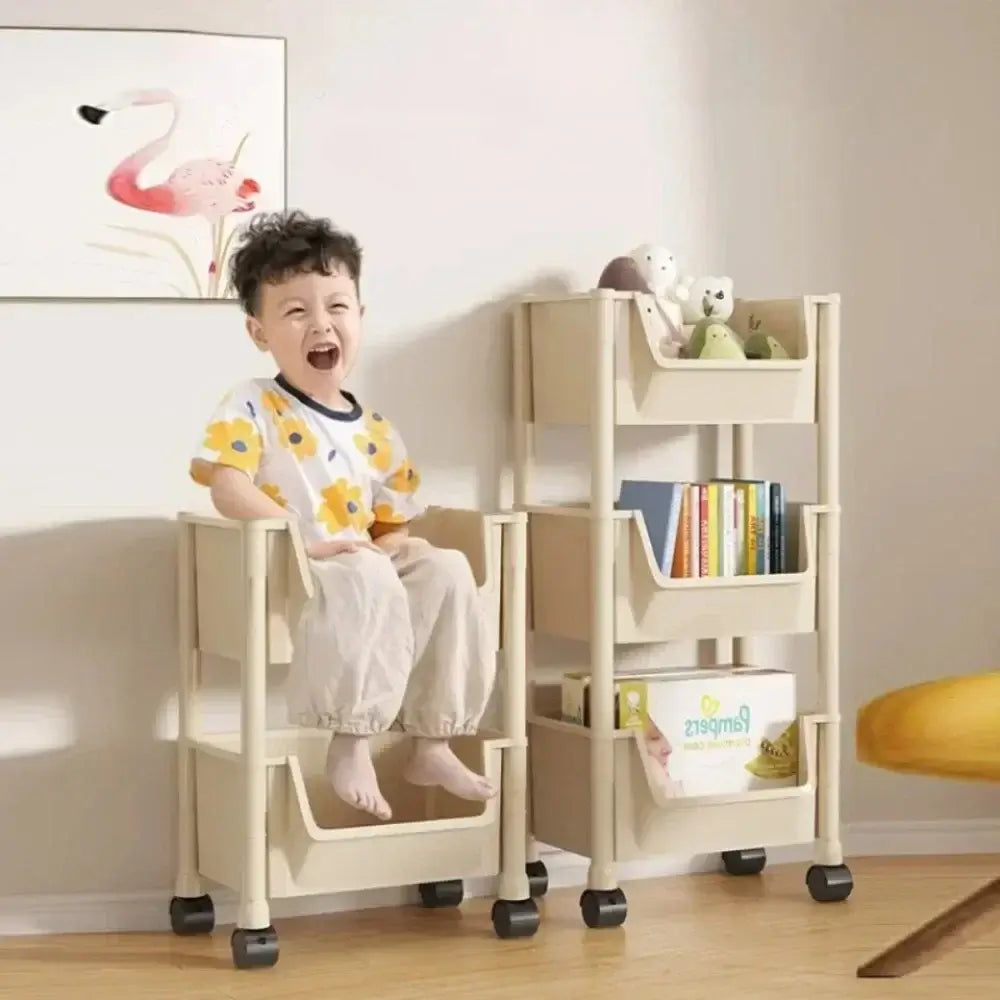 Enhance Your Space with Our Versatile Trolley Bookshelf Kitchen Storage Rack! - Homelune LTD home essentials and decor!