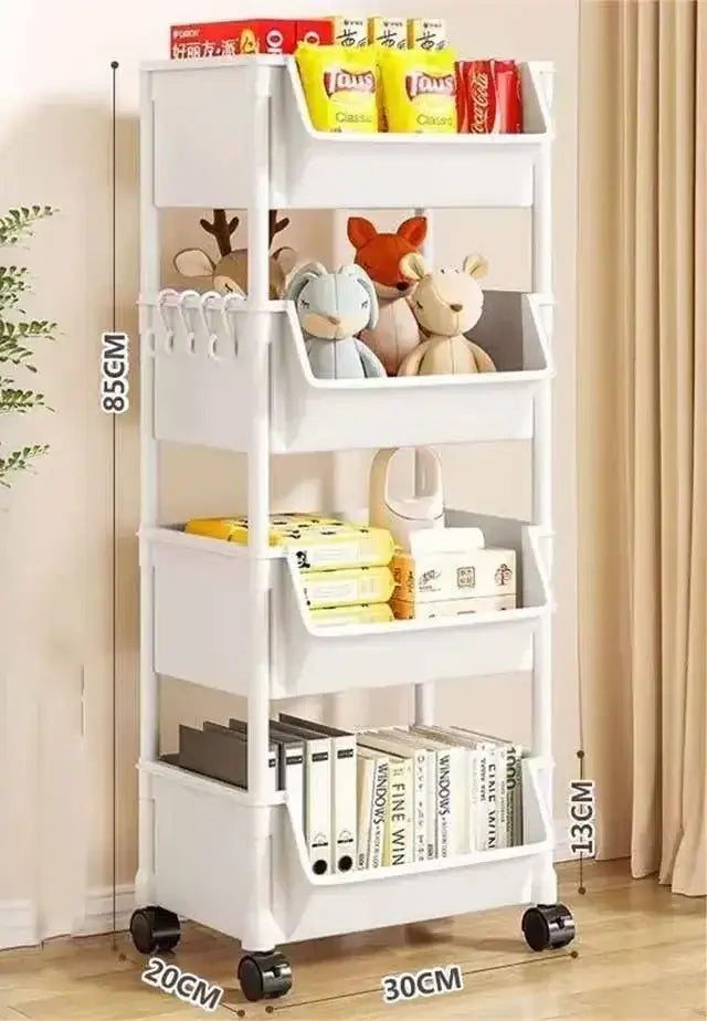 Enhance Your Space with Our Versatile Trolley Bookshelf Kitchen Storage Rack! - Homelune LTD home essentials and decor!