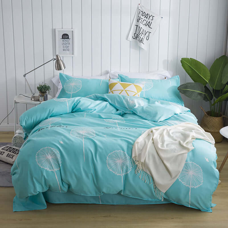 Experience Comfort and Freshness with Aloe Cotton Dormitory Bed Sheets - Homelune LTD home essentials and decor!