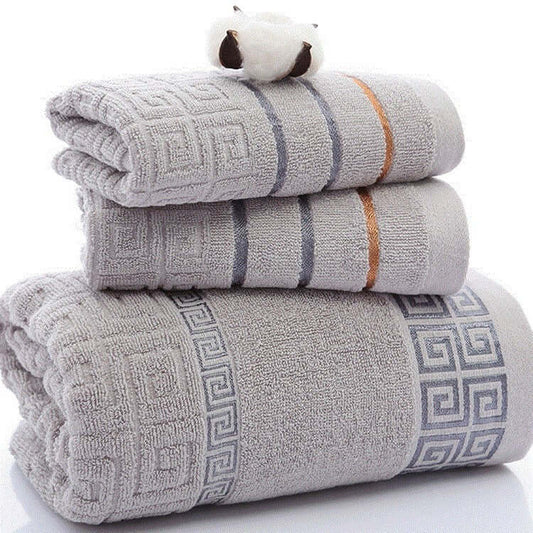 Experience Luxury and Comfort with Our Premium 3-Piece Cotton Towel Set! - Homelune LTD home essentials and decor!