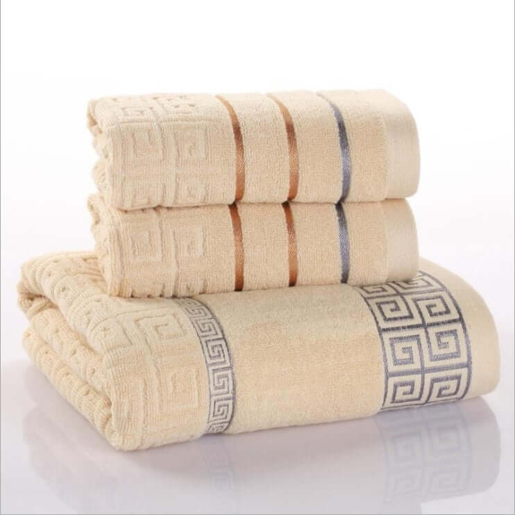 Experience Luxury and Comfort with Our Premium 3-Piece Cotton Towel Set! - Homelune LTD home essentials and decor!