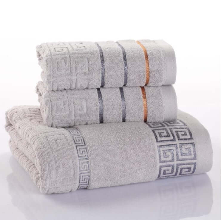Experience Luxury and Comfort with Our Premium 3-Piece Cotton Towel Set! - Homelune LTD home essentials and decor!