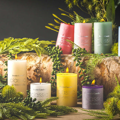Experience Serenity with Our Cylindrical Color Aromatherapy Candle - Homelune LTD home essentials and decor!
