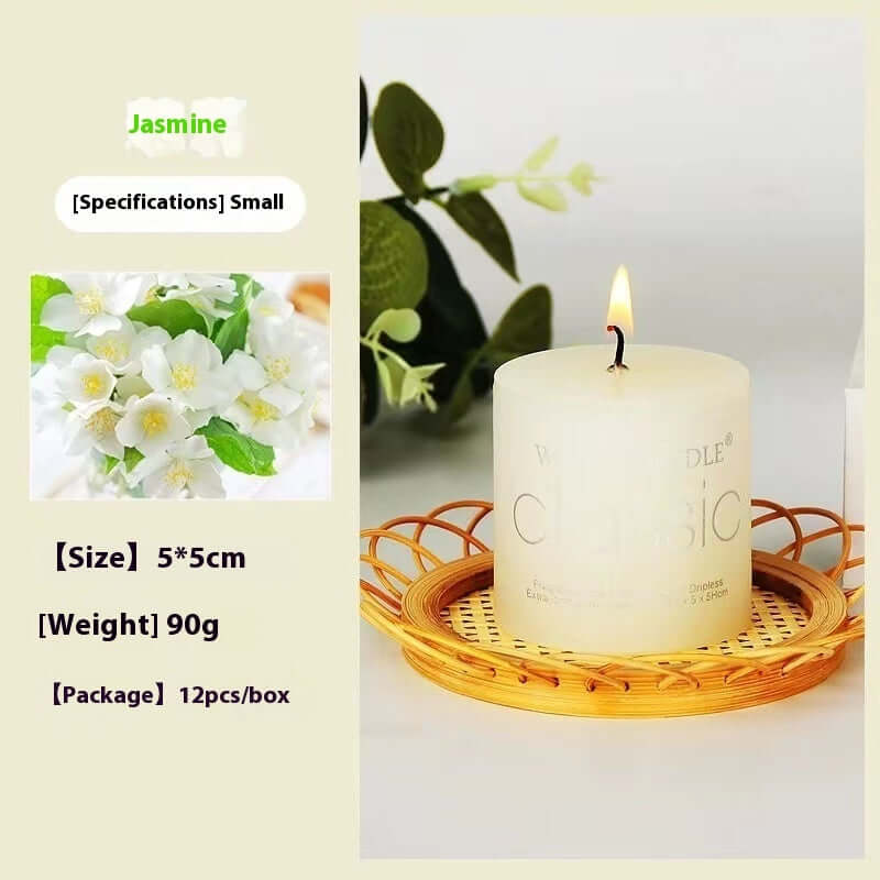Experience Serenity with Our Cylindrical Color Aromatherapy Candle - Homelune LTD home essentials and decor!