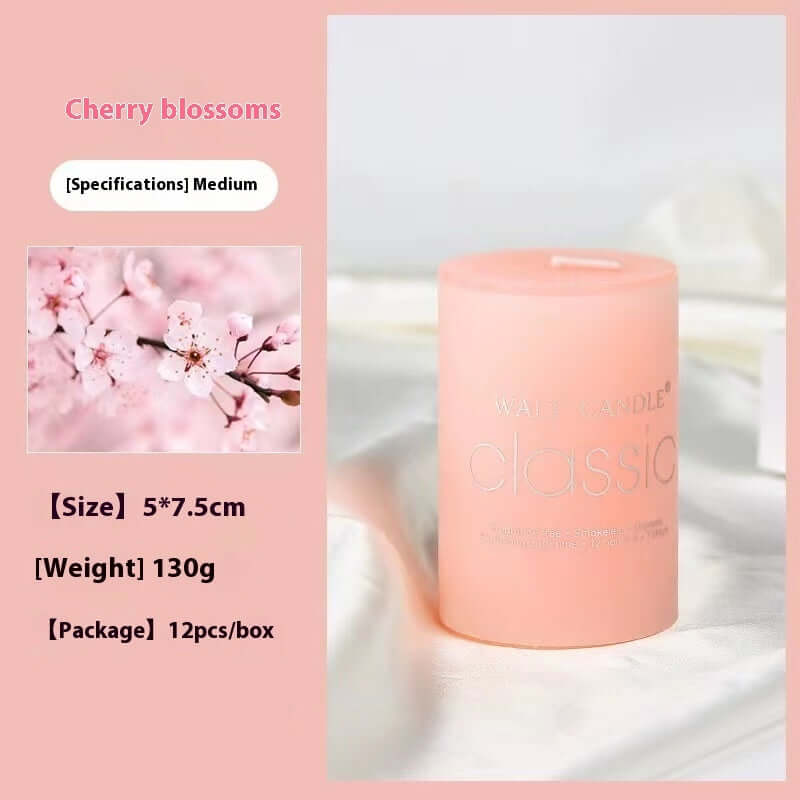 Experience Serenity with Our Cylindrical Color Aromatherapy Candle - Homelune LTD home essentials and decor!