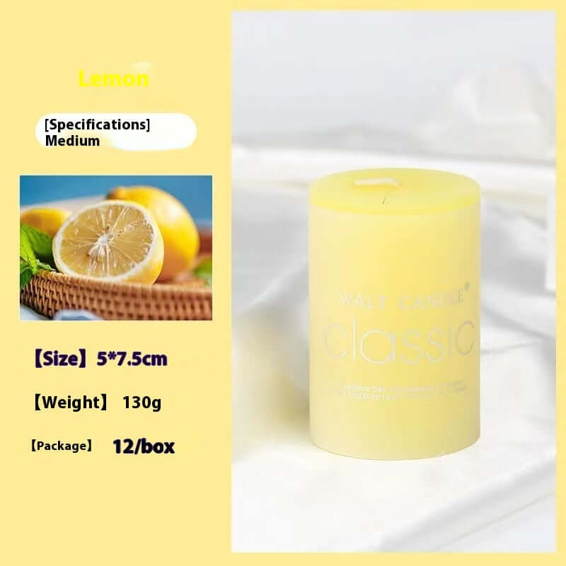 Experience Serenity with Our Cylindrical Color Aromatherapy Candle - Homelune LTD home essentials and decor!