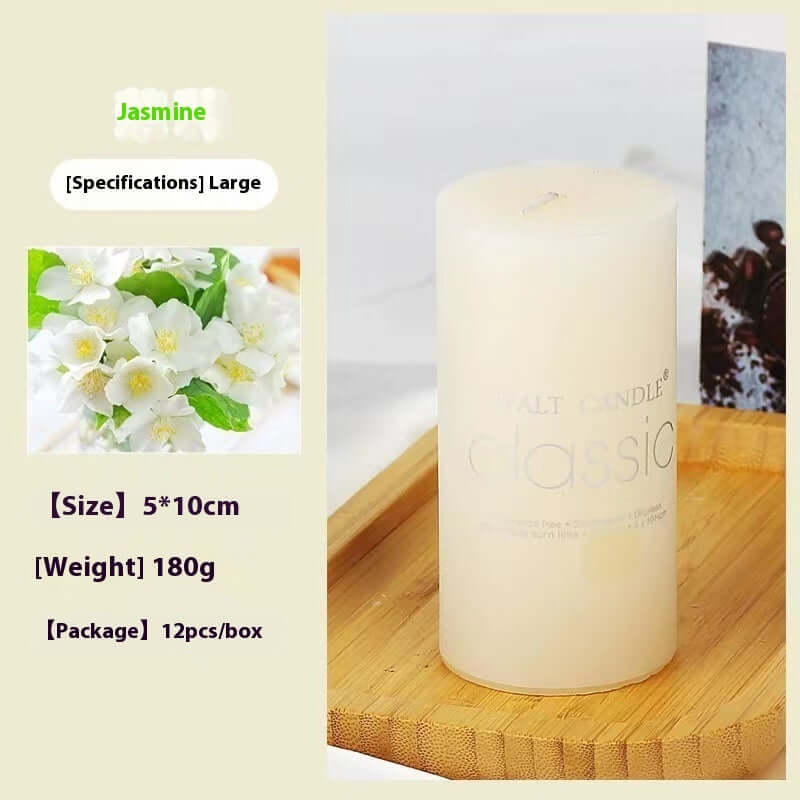 Experience Serenity with Our Cylindrical Color Aromatherapy Candle - Homelune LTD home essentials and decor!