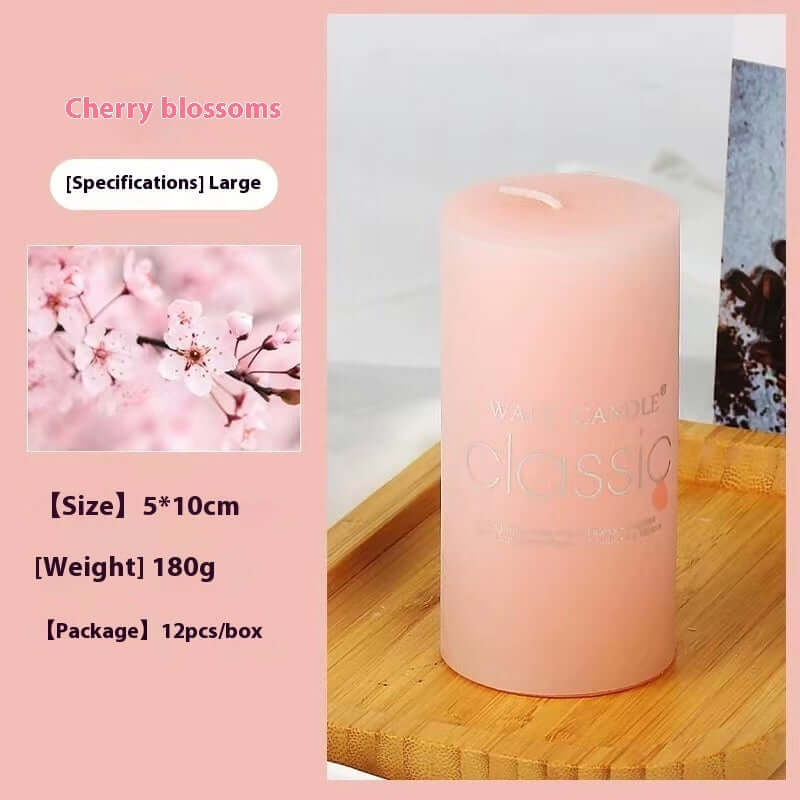 Experience Serenity with Our Cylindrical Color Aromatherapy Candle - Homelune LTD home essentials and decor!