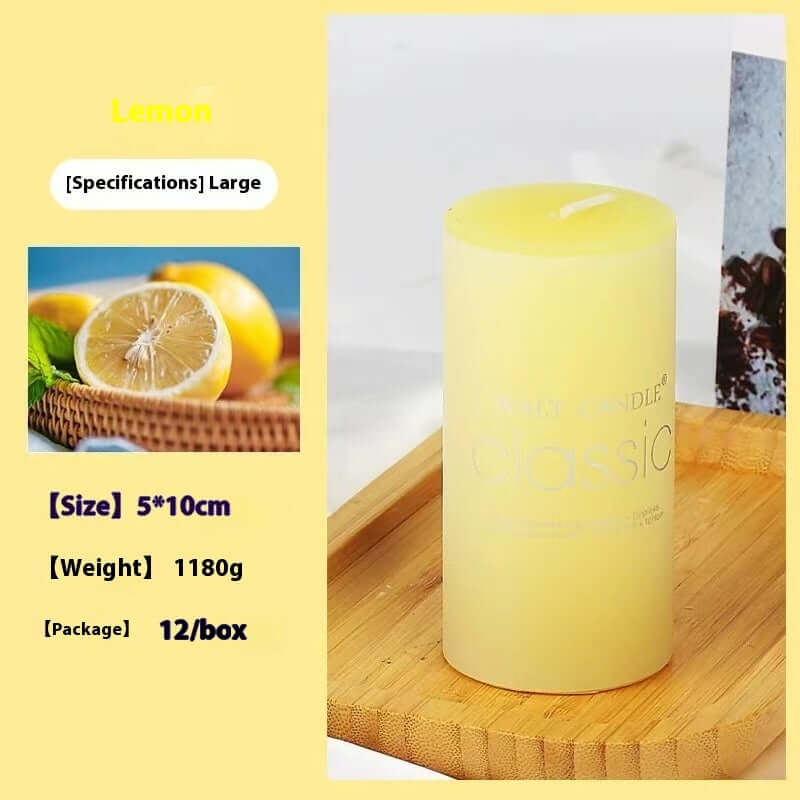 Experience Serenity with Our Cylindrical Color Aromatherapy Candle - Homelune LTD home essentials and decor!