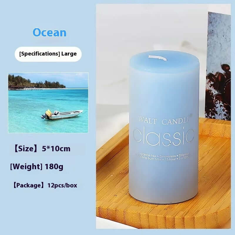 Experience Serenity with Our Cylindrical Color Aromatherapy Candle - Homelune LTD home essentials and decor!