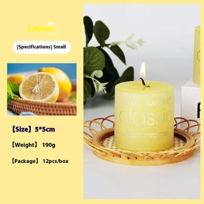 Experience Serenity with Our Cylindrical Color Aromatherapy Candle - Homelune LTD home essentials and decor!