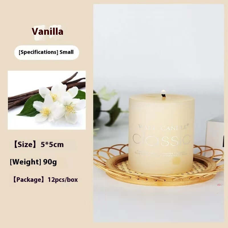 Experience Serenity with Our Cylindrical Color Aromatherapy Candle - Homelune LTD home essentials and decor!
