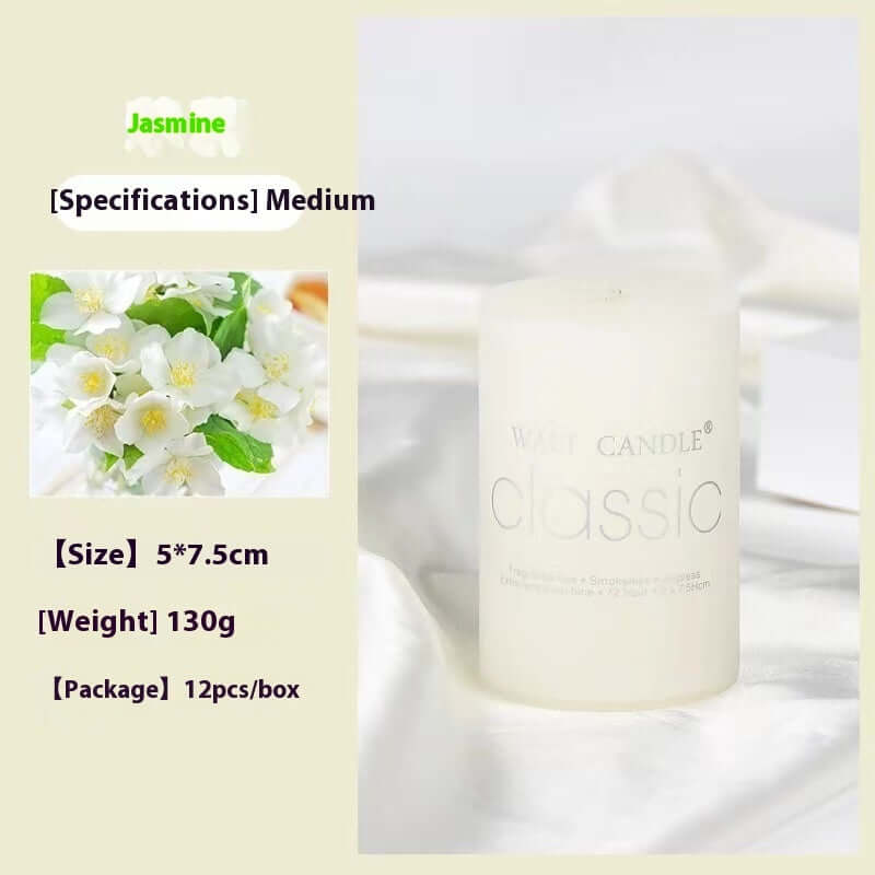 Experience Serenity with Our Cylindrical Color Aromatherapy Candle - Homelune LTD home essentials and decor!