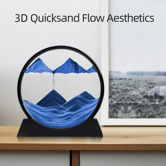 Experience the Tranquility of the Deep Sea with Our 3D Moving Sand Art Picture - Homelune LTD home essentials and decor!