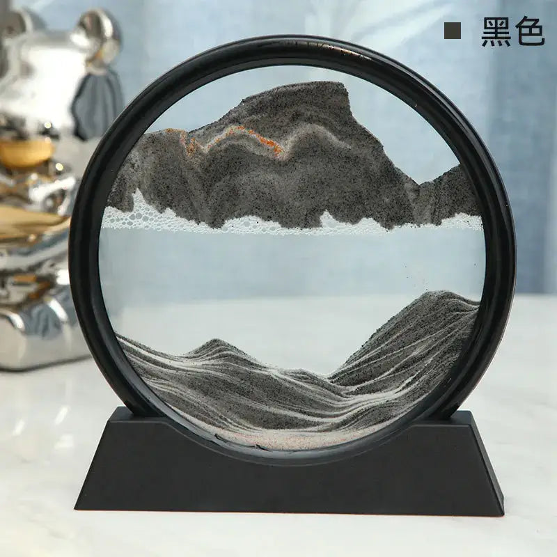 Experience the Tranquility of the Deep Sea with Our 3D Moving Sand Art Picture - Homelune LTD home essentials and decor!