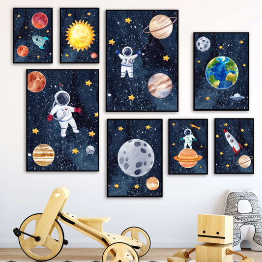 Explore the Cosmos with Our Astronaut Canvas Wall Art! - Homelune LTD home essentials and decor!