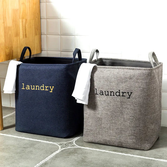 Foldable Jute Laundry Basket – Large Capacity Homelune LTD