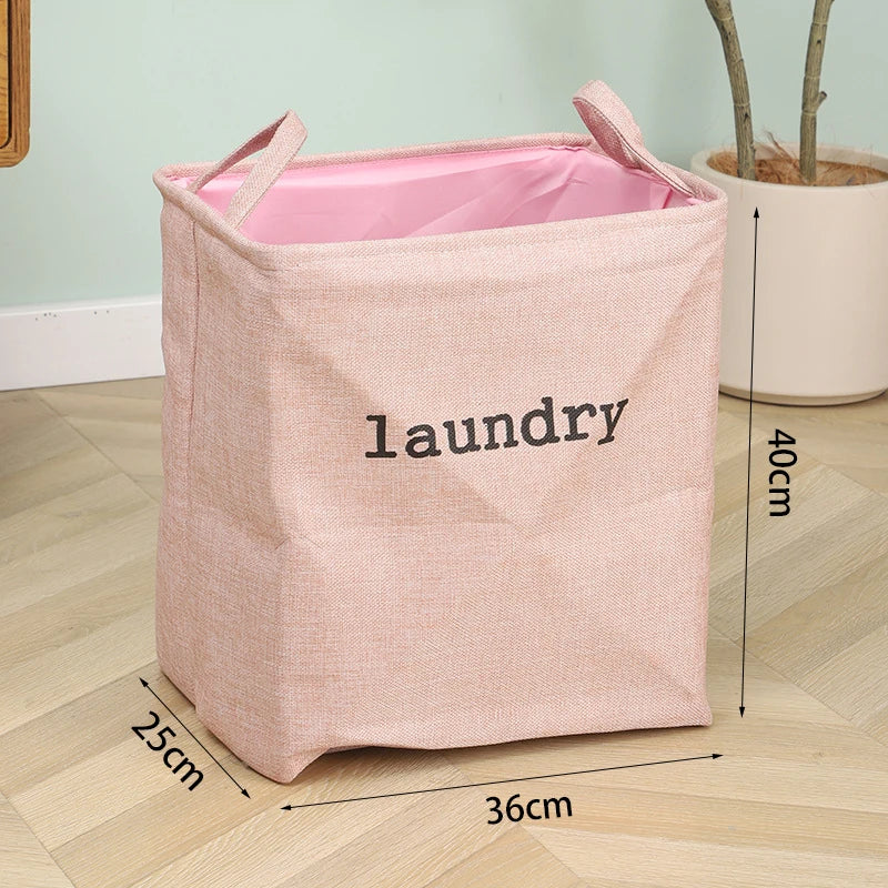 Foldable Jute Laundry Basket – Large Capacity Homelune LTD