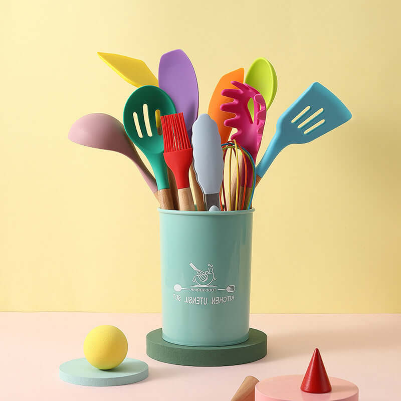 Heat-Resistant Silicone Utensils for Effortless Cooking - Homelune LTD home essentials and decor!