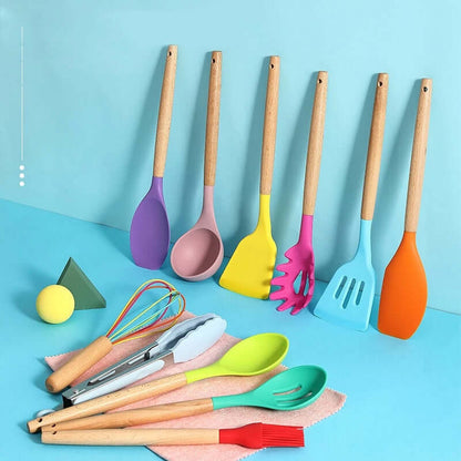 Heat-Resistant Silicone Utensils for Effortless Cooking - Homelune LTD home essentials and decor!