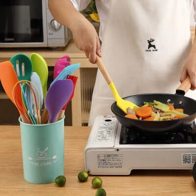 Heat-Resistant Silicone Utensils for Effortless Cooking - Homelune LTD home essentials and decor!