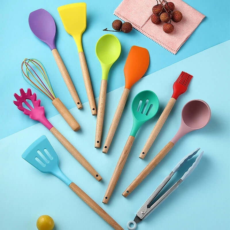 Heat-Resistant Silicone Utensils for Effortless Cooking - Homelune LTD home essentials and decor!