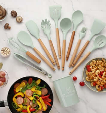 Heat-Resistant Silicone Utensils for Effortless Cooking - Homelune LTD home essentials and decor!