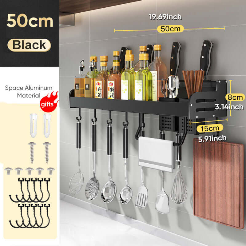 Home Kitchen Wall Mounted Spice Rack - Homelune LTD home essentials and decor!