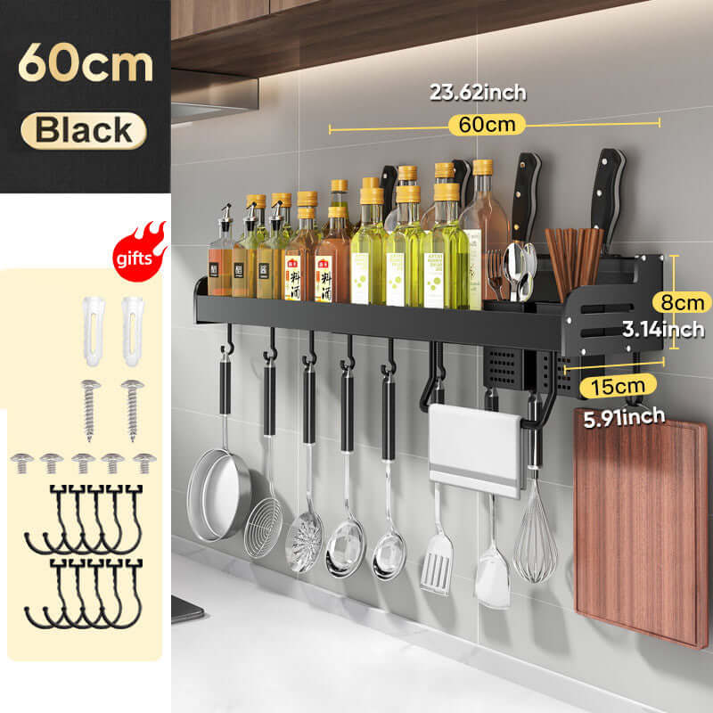 Home Kitchen Wall Mounted Spice Rack - Homelune LTD home essentials and decor!