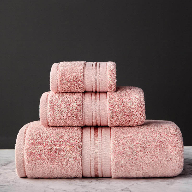Indulge in Luxury with Our 100% Cotton Bath & Beach Towel Set! - Homelune LTD home essentials and decor!