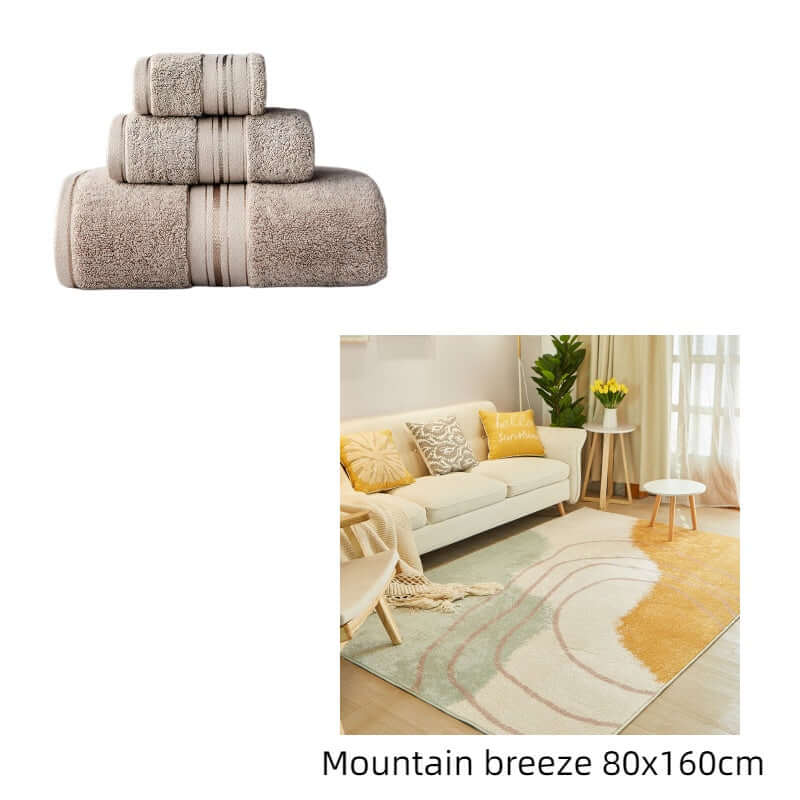 Indulge in Luxury with Our 100% Cotton Bath & Beach Towel Set! - Homelune LTD home essentials and decor!