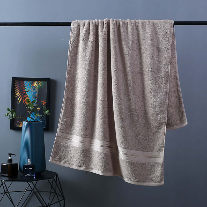 Indulge in Luxury with Our 100% Cotton Bath & Beach Towel Set! - Homelune LTD home essentials and decor!