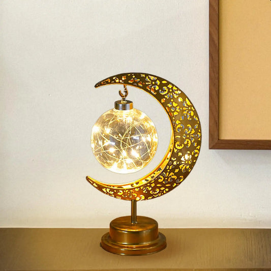 Illuminate Your Eid Celebrations with the Iron Eid Moon Light Decoration Homelune LTD