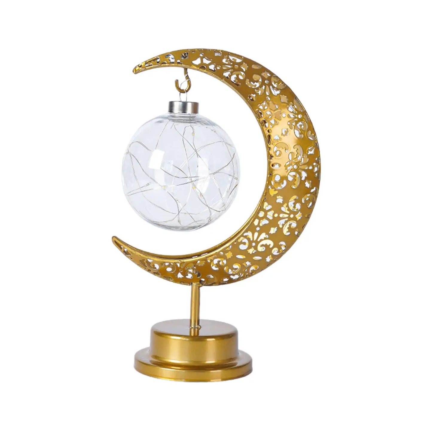 Illuminate Your Eid Celebrations with the Iron Eid Moon Light Decoration Homelune LTD